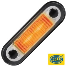 Hella LED Front Cab Marker Lamp - Amber Illuminated